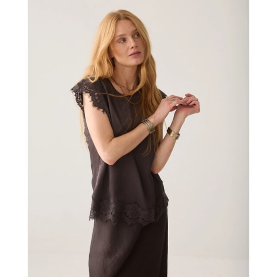 Summum Mouwloze top met kant - Image 1