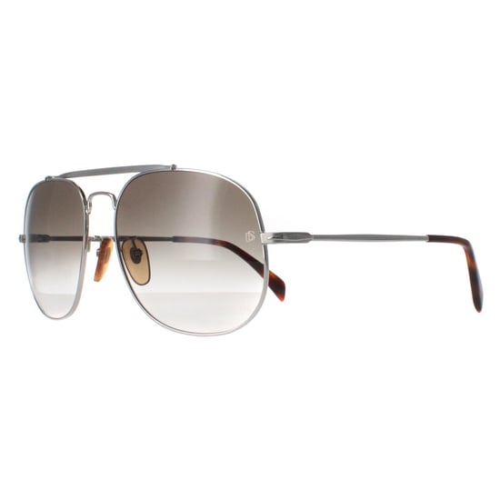 David Beckham Aviator Heren Palladium Zilver Groen Verloop DB7004/S - Image 2