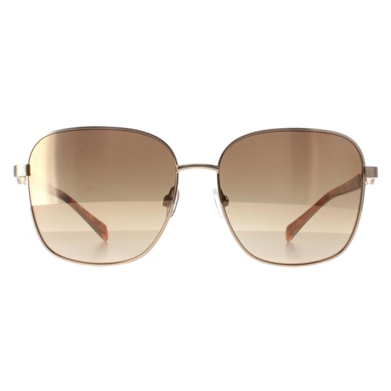 Karen Millen Square Womens Shiny Gold Dark Brown Gradient KM7020 - Image 1