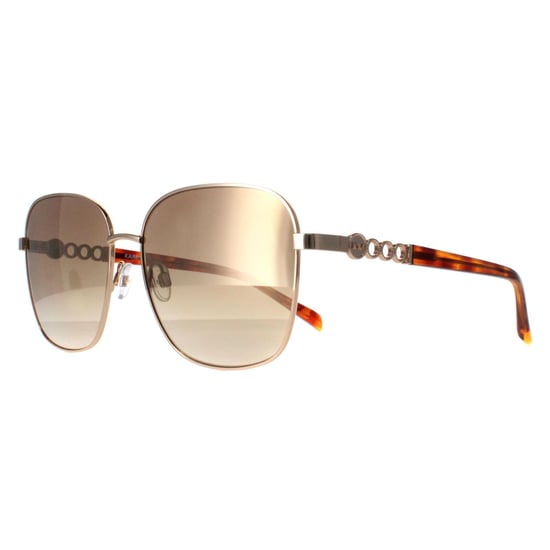 Karen Millen Square Womens Shiny Gold Dark Brown Gradient KM7020 - Image 2