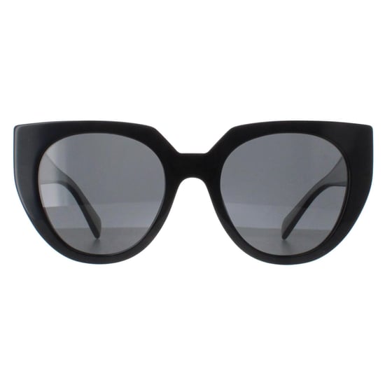 Prada Cat Eye Womens Black and Talc Dark Grey PR14WS - Image 1