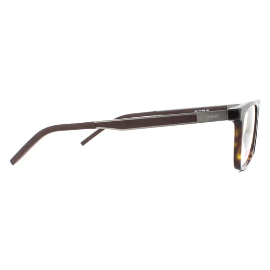 Hugo van Hugo Boss Rectangulaire Havana Heren Brilmonturen - Image 4