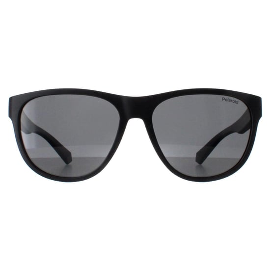 Polaroid Ronde Unisex Matte Zwart Grijs Gepolariseerd PLD 2156/S - Image 1