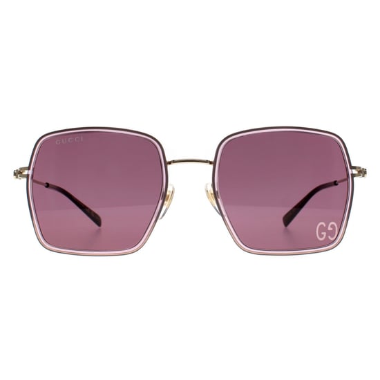 Gucci Square Womens Pink Gold Violet GG1848S - Image 1