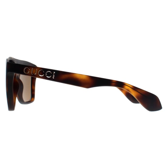 Gucci Rectangle Mens Dark Havana Brown GG1570S - Image 3