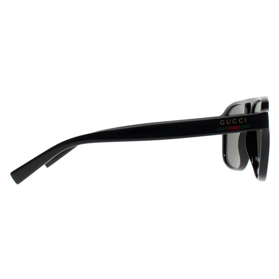 Gucci Aviator Mens Shiny Black Grey GG1856S - Image 4