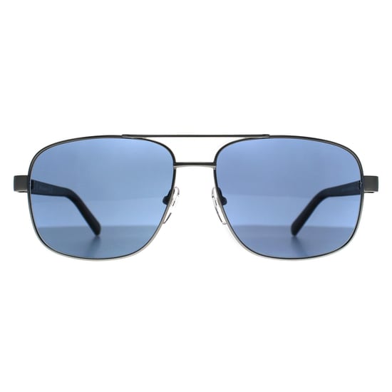 BMW Rechthoek Mens Matte Licht Palladium Blauw Gepolariseerd BS0039 - Image 1