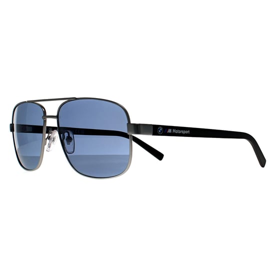 BMW Rechthoek Mens Matte Licht Palladium Blauw Gepolariseerd BS0039 - Image 2