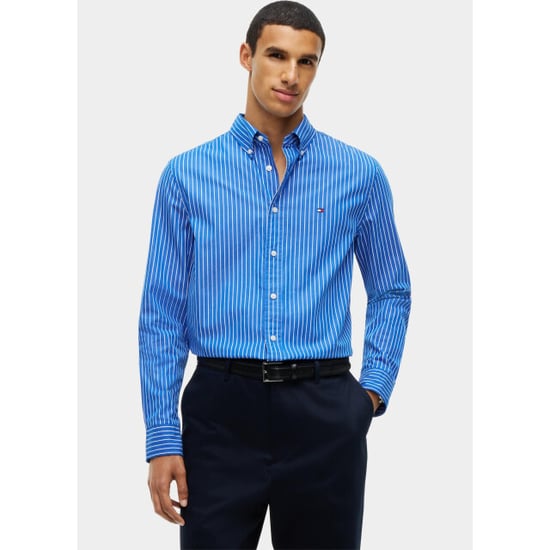 Tommy Hilfiger Overhemd heren flex hairline poplin rf shirt mw0mw44571/0a6 - Image 1