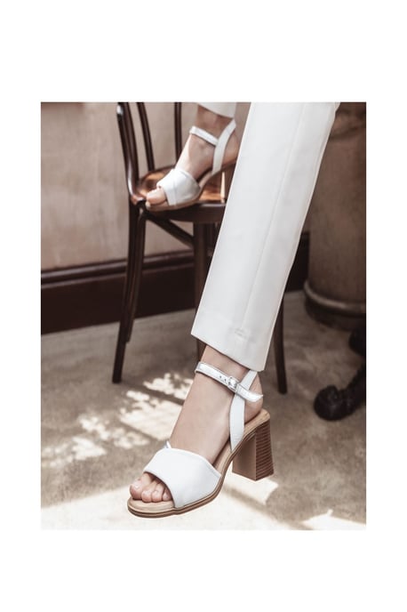 Lanie White - Silver Sandals - Image 2