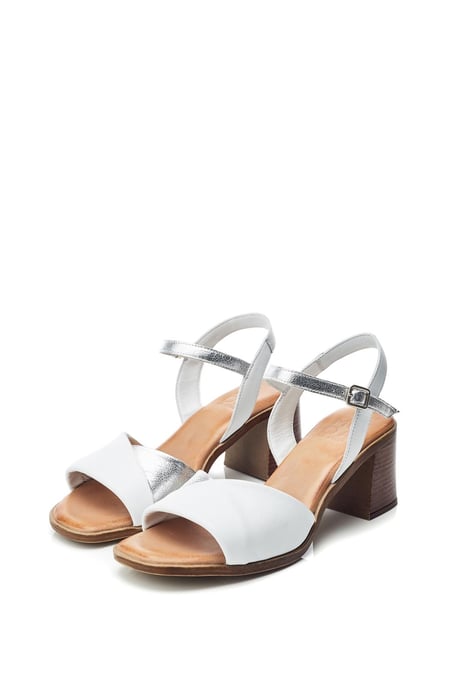 Lanie White - Silver Sandals - Image 3