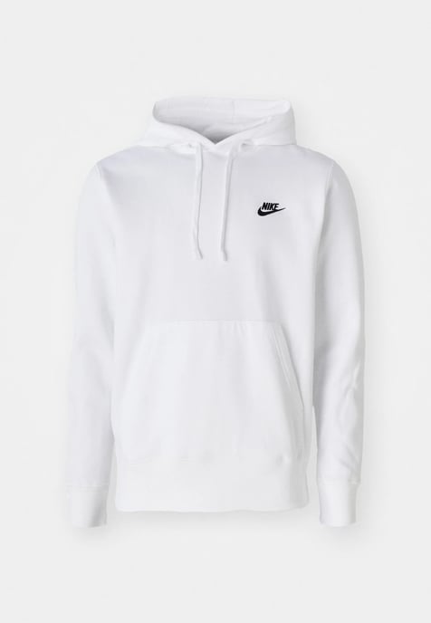Nike White Club Fleece Pullover Hoodie - Image 3
