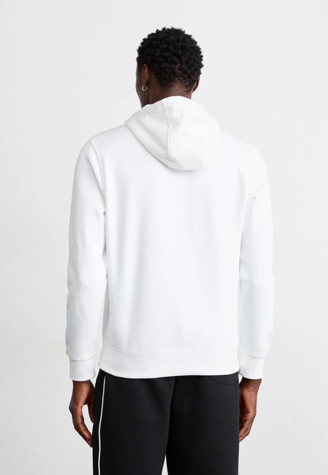 Nike White Club Fleece Pullover Hoodie - Image 5
