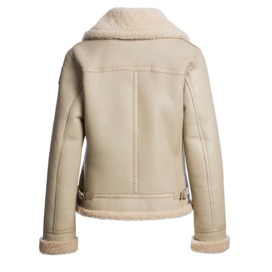 Parajumpers Gialean Special Oat Brown Leren Jas - Image 2