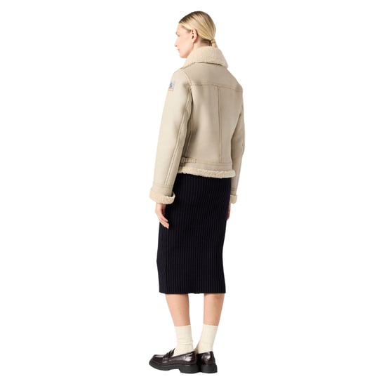 Parajumpers Gialean Special Oat Brown Leren Jas - Image 6