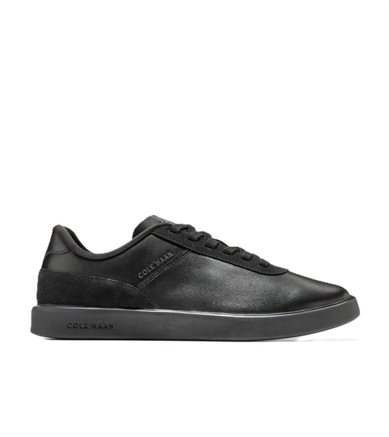 Cole Haan Grand Crosscourt Packaway Leather Men's Black Trainers - Image 2