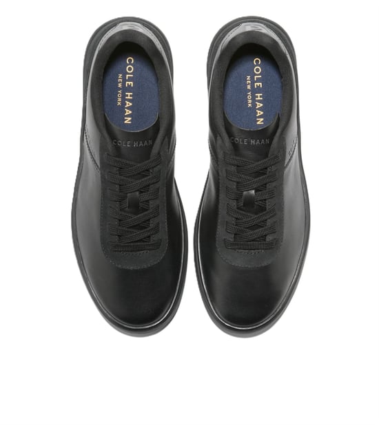 Cole Haan Grand Crosscourt Packaway Leather Men's Black Trainers - Image 5