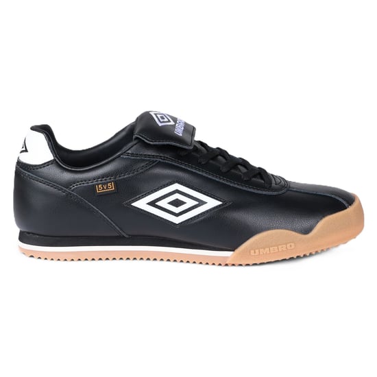 Umbro 5V5 Leren Zwart/Antiek Wit Sneakers - Image 1
