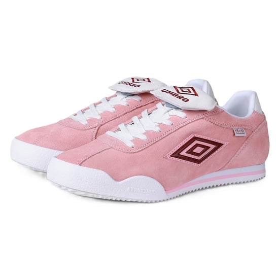 Umbro 5V5 Suede Impatients Pink/Red Dahlia Trainers - Image 3