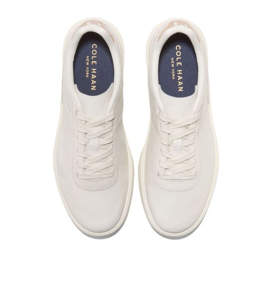 Cole Haan Grand Crosscourt Packaway Leather Men's Ivory Trainers - Image 5