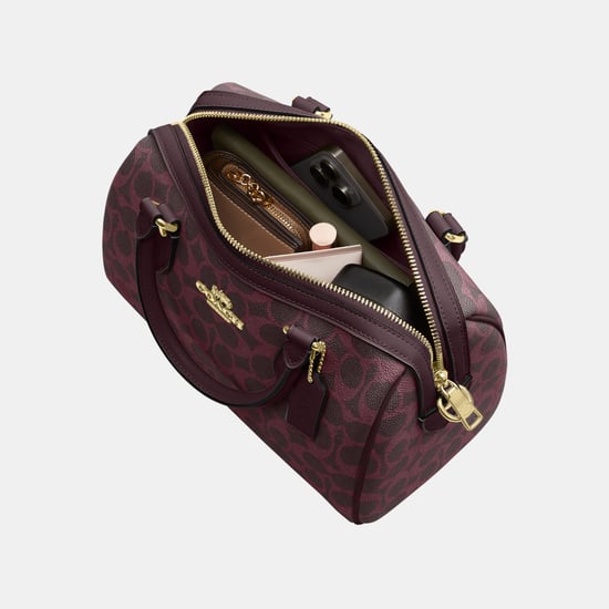 Rowan Satchel Bag In Signature Canvas - Image 4