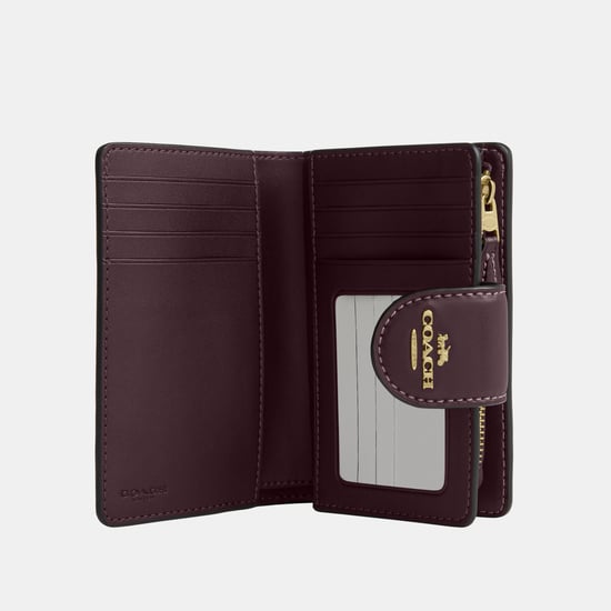 Medium Corner Zip Wallet In Signature Canvas - Image 3