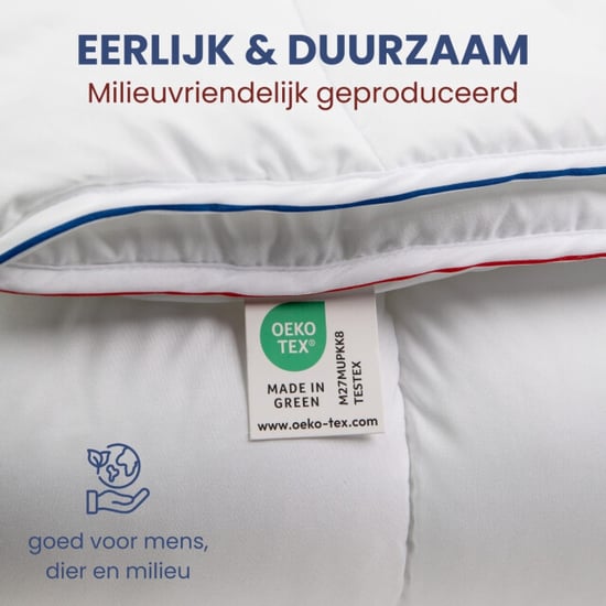 Avenue geavanceerd 4 seizoenen dekbed 140x220 cm anti allergie dekbed met - Image 3