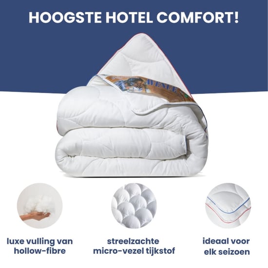 Avenue geavanceerd 4 seizoenen dekbed 140x220 cm anti allergie dekbed met - Image 4