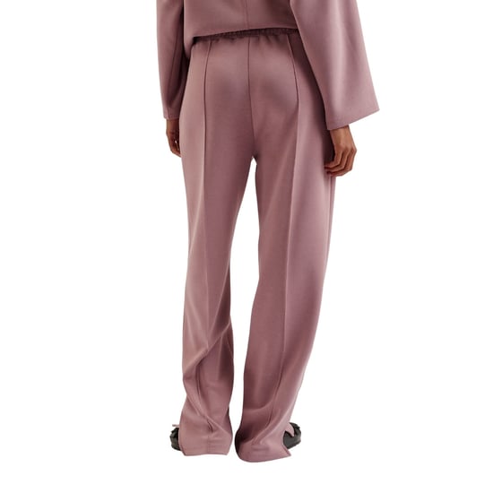 Women's Ted Baker Solid Patterned Open Hem Straight Joggers in Dusky-Pink - Image 4