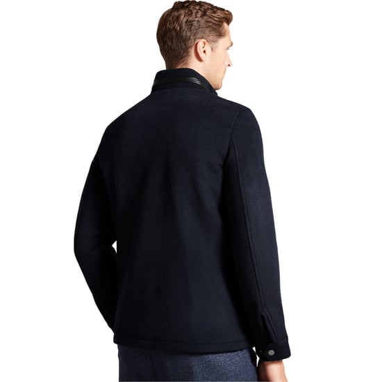 Men's Ted Baker Knowl Funnel Neck Field Jacket in Navy - Image 5