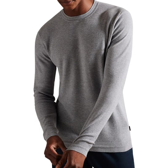 Ted Baker Staylay Mens Grey Textured Sweater - Image 2