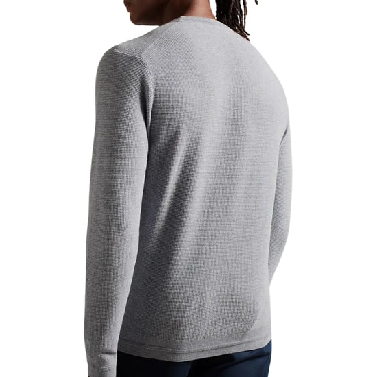 Ted Baker Staylay Mens Grey Textured Sweater - Image 3