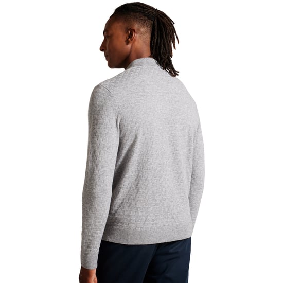Ted Baker Morar Herr Grå Stickad Polotröja - Image 5
