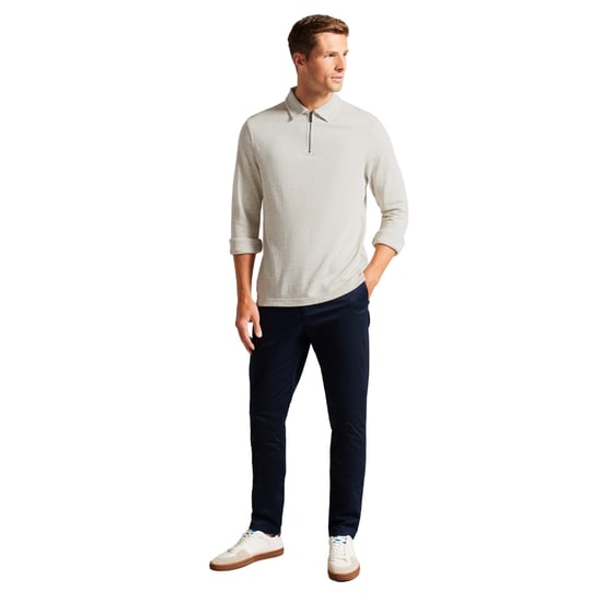Ted Baker Karpol Mens Cream Modal Sweater - Image 6