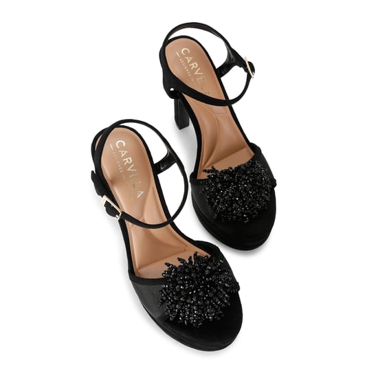 Carvela Satin Lucia Platform Sandals - Image 2