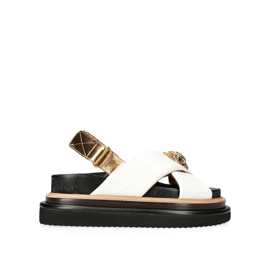 Kurt Geiger London Leather Orson Cross Strap Sandal Sandals - Image 1