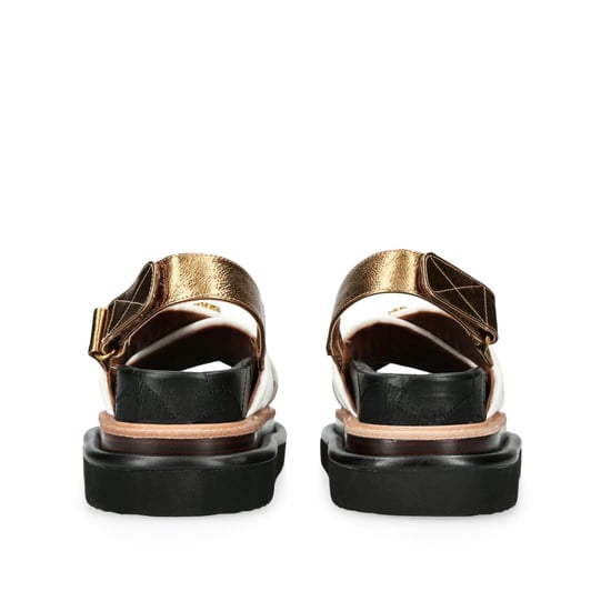 Kurt Geiger London Leather Orson Cross Strap Sandal Sandals - Image 3