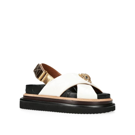 Kurt Geiger London Leather Orson Cross Strap Sandal Sandals - Image 4
