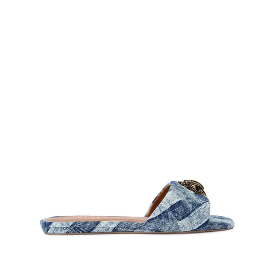 Kurt Geiger London Denim Kensington Flat Sandal Sandals - Image 1