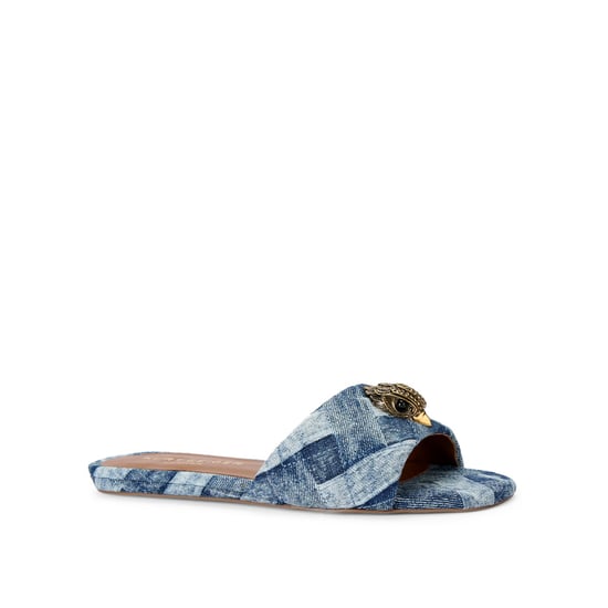 Kurt Geiger London Denim Kensington Flat Sandal Sandals - Image 4