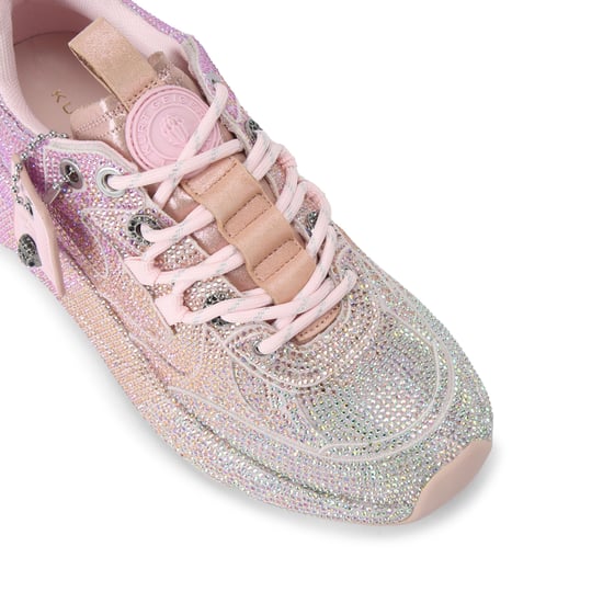 Kurt Geiger London Suede Kurt Crystal Runner Sneakers - Image 4