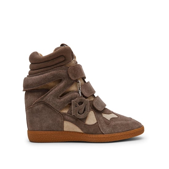 Suede Mavis Taupe Suede Sneakers - Image 1