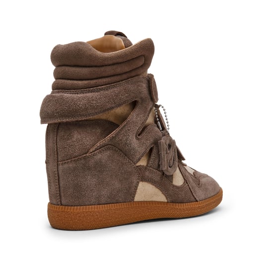 Suede Mavis Taupe Suede Sneakers - Image 3