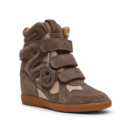 Suede Mavis Taupe Suede Sneakers - Image 4