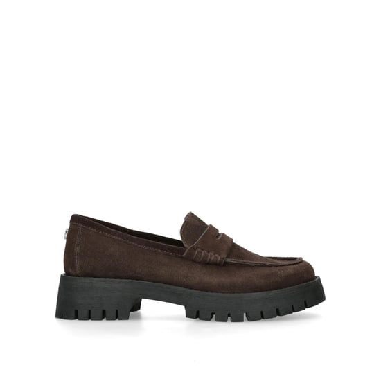 Suede Langsten Brown Suede Loafers - Image 1