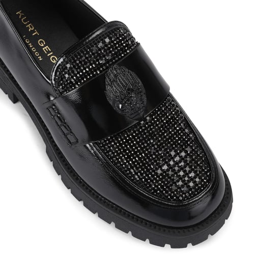 Kurt Geiger London Leather Eagle Crystal Loafer Loafers - Image 4