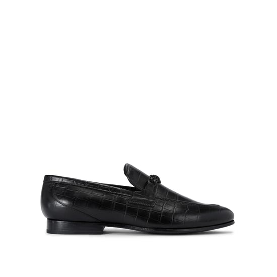 Kurt Geiger London Leather Alton Croc Loafers - Image 1