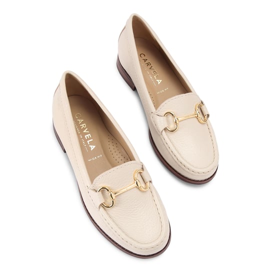 Carvela Leather Click Wide Fit Loafers - Image 2