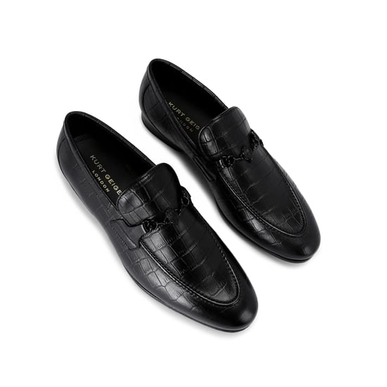 Kurt Geiger London Leather Alton Croc Loafers - Image 2