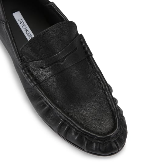 Leather Roger Black Loafers - Image 4
